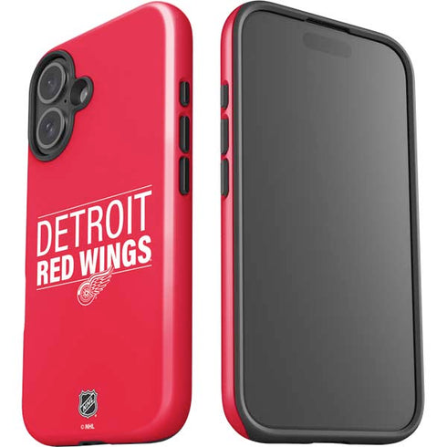 NHL Detroit Red Wings Lineup iPhone 16 Impact Case